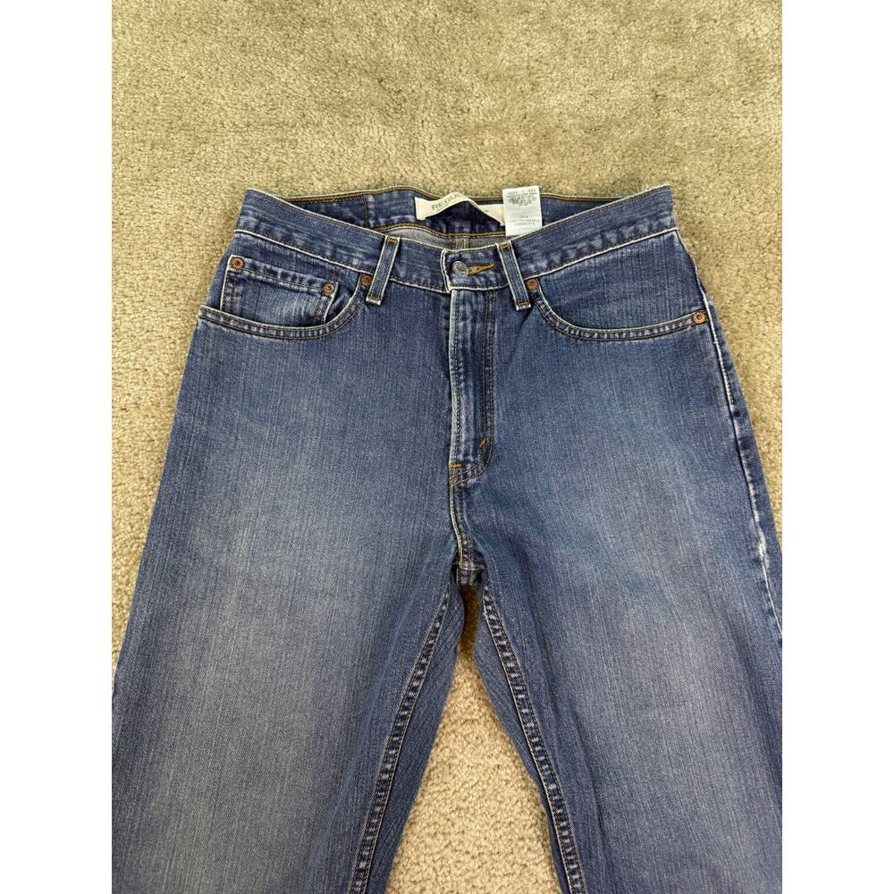 Vintage 00s Levi's 505 Blue Jeans Size 31x32 Classic Denim Y2K Western C097 - Picture 2 of 13